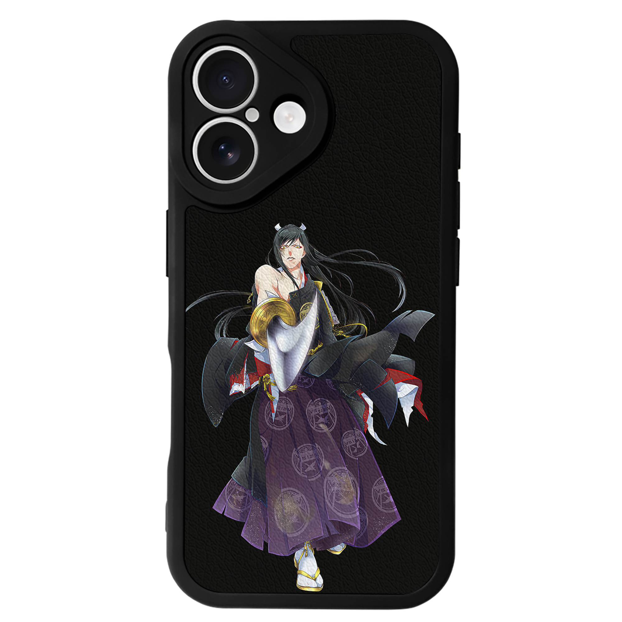 （画像用） 刀剣乱舞 Touken Ranbu 【iPhone 16シリーズ対応】シリコンスマホケース（レザー調） 材質：シリコン